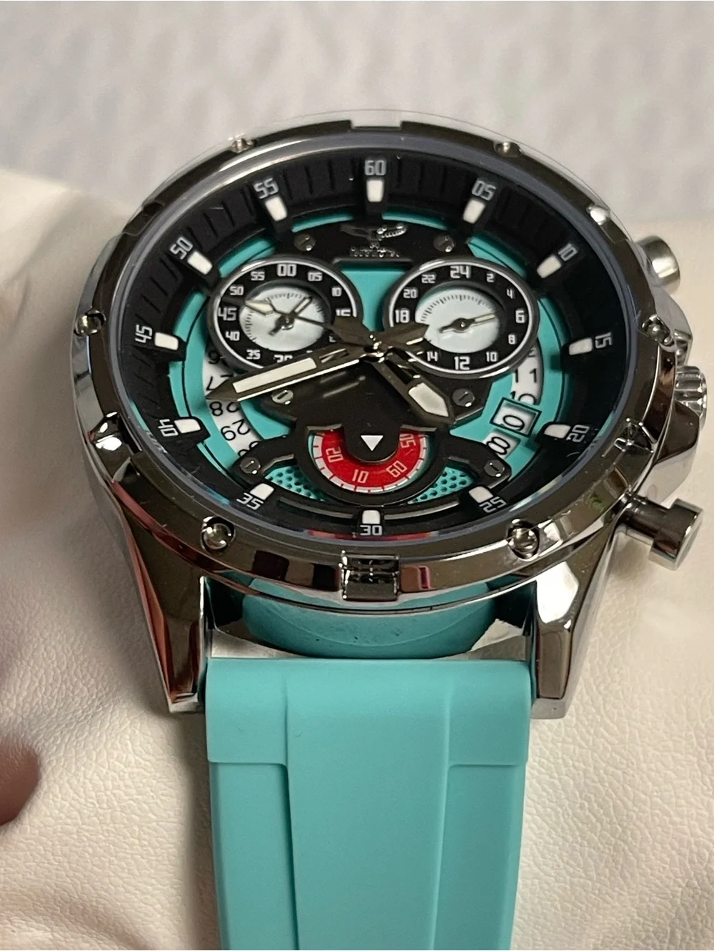 Invicta S1 Rally I by Invicta Men's Watch - 44mm, Light Blue (69878) new